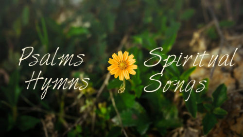 Psalms, Hymns & Spiritual Songs – Colossians 3:16